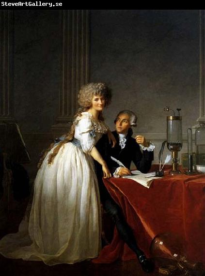 Jacques-Louis  David Portrait of Antoine-Laurent and Marie-Anne Lavoisier